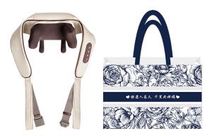 Массажер для шеи, спины, поясницы, лопаток и позвоночника Limited Edition AUX, Ecru (Valentine'S Day Shopping Bag)