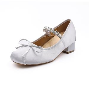 Туфли Мэри Джейн женские, цвет умбра Varib, Sky Blue