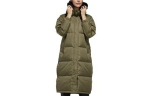 Пуховик женский оригинальный хаки коричневый Adidas, коричневый