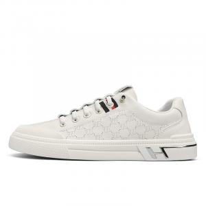 Кеды мужские, обувь для скейтбординга низкая бежевая Warrior