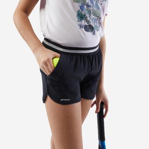 Теннисные шорты для девочек TSH500 - черные Artengo