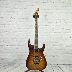 Электрогитара ESP Custom Shop Horizon CTM 6-струнная, 50-летний юбилей, клен с фигурным рисунком, антикварно-коричневый реверс-берст