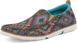 Женские слипоны Twisted X Zero-X - повседневные лоферы на плоской подошве для женщин, Multi