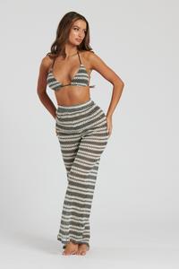 Пляжные джоггеры в полоску связанные крючком South Beach, мультиколор