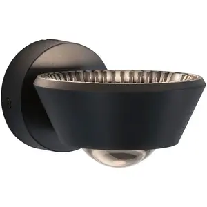 Настенный светильник LED Sabik LED-модуль 1 шт. Теплый белый Sabik IP44 9 / 1x4W, LED-модуль Paulmann, черный