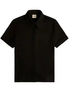 Рубашка поло с подвернутыми манжетами Tod'S, черный