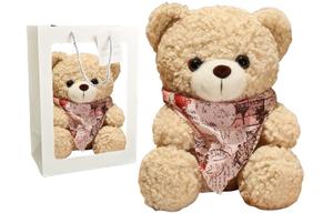 Плюшевый мишка Scarf Bear успокаивающая плюшевая кукла Mise