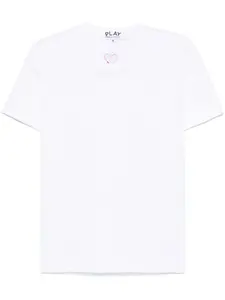 Футболка с нашивкой Comme Des Garçons Play, белый