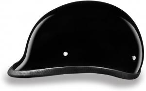 Шлем мотоциклетный Daytona Helmets Half Shell Hawk, черный