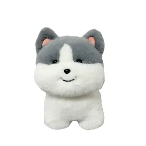 Плюшевая кукла щенок хачико в праздничном колпаке высота 20cm/30cm/40cm OU DI PIG