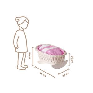 Плетеная Качалка Для Кукол С Подстьем 46Х28 В 20/25 См WickerPL