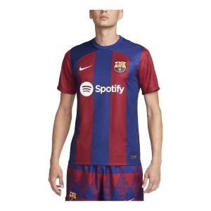 Футболка футбольная форма ФК Барселона 23 24 стадион Nike, синий