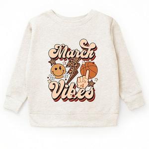 Молодежный свитшот March vibes с принтом гепарда для баскетбола The Juniper Shop, Natural