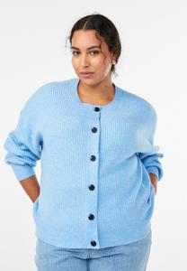 Кардиган Zizzi Cardigan, Placid Blue Mel/Light Blue