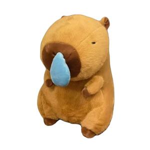 Плюшевая игрушка капибара, милая кукла капибара плюшевая кукла высота 23см Ten Thousand Children's Music