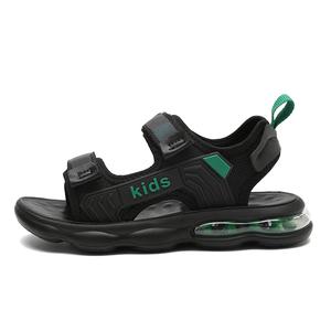 Детские сандалии с нескользящей подошвой RHOBESAM, черный/зеленый