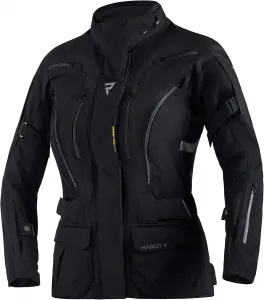 Женская мотоциклетная куртка REBELHORN Hardy II Lady, 3-слойная водонепроницаемая дышащая мембрана, CE Level 2, защита локтей и плеч, система Rebel Clima, светоотражающие элементы, Black
