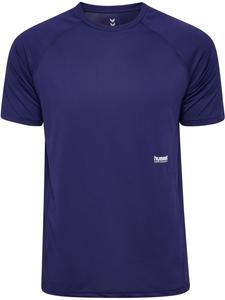 Футболка "Pulse Workout T-Shirt S/S" синего цвета Hummel