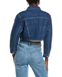 Куртка L'AGENCE Genevie укороченная, мультиколор