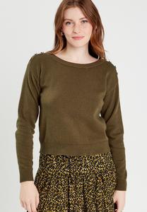 Свитер MIT KNÖPFEN AN DEN SCHULTERN Cache Cache, оранжевый