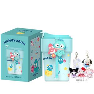 Практичная термокружка 380ML Sanrio, Half Fish Man Thermos Cup + Random Pendant 1