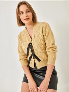 Вязаный кардиган Bianco Lucci, Cognac