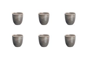 Björn Набор из 6 стаканов BEAKER Stellar 150 мл - цвет "бетонно-серый"