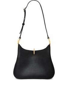 Rabanne сумка на плечо Ring среднего размера, черный