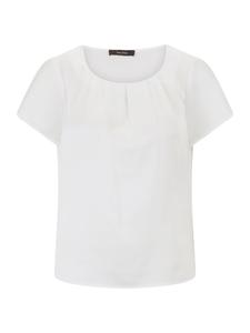 Атласная блузка с короткими рукавами, бежевого цвета Vera Mont