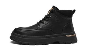 HLA Ботинки Martin мужские, черные/хаки