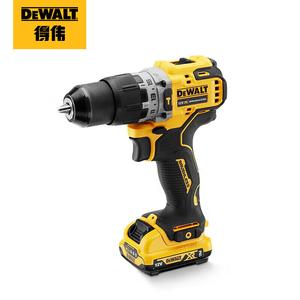 Компактная литиевая бесщеточная ударная дрель DEWALT, 12 В, комплект аккумуляторов 2x2,0 Ач DCD706D2-A9