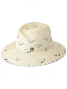Соломенная шляпа-федора Virginie Maison Michel, нейтральный