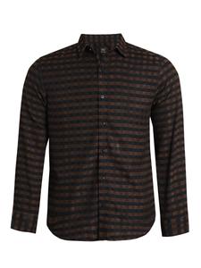 Рубашка на пуговицах классического кроя Campus Sutra Teri, черный