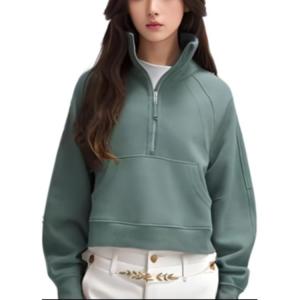 Свитшот серии Scuba для женщин Lululemon, зеленый