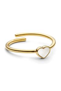 Позолоченное серебряное кольцо Design Letters