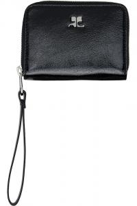 Компактный кошелек Naplack на молнии Courrèges, черный