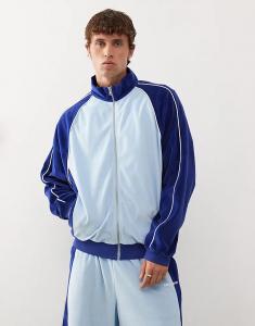 Велюровая куртка COLLUSION синего цвета - часть комплекта