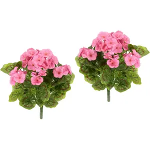 Мой домашний искусственный цветок «Герань», искусственный куст герани My Home, розовый