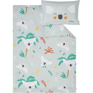 Детское постельное белье s.Oliver "Атласное постельное белье s.Oliver Junior Koala", с милыми мишками коалами, цвет mehrfarbig