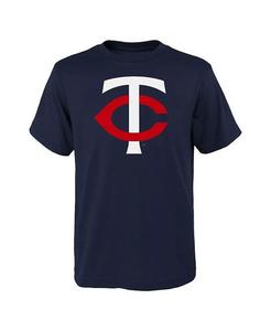 Темно-синяя футболка с логотипом основной команды Big Boys and Girls Minnesota Twins Outerstuff, синий