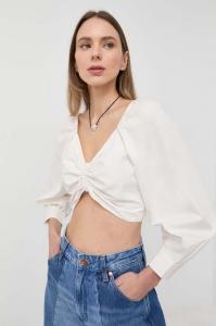 Хлопковая блузка Levi's, белый