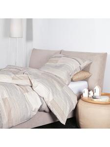 Постельное белье Давос 65182 натуральное в натуральном цвете Janine, 135 x 200 + 80 x 80 см
