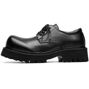 Повседневные мужские туфли SHUPATE черные, черные с увеличенной высотой