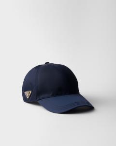 Бейсболка из переработанного нейлона Prada, синий