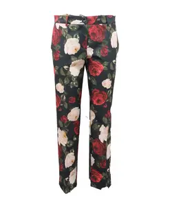 Элегантные брюки черного цвета Blugirl, мультиколор