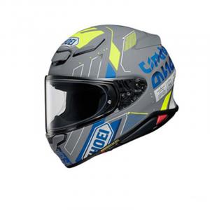 Сертифицированный CCC шлем полнолицевой из композитного волокна с одинарным визором для города, гонок и трека SHOEI, Accolade-Tc-10