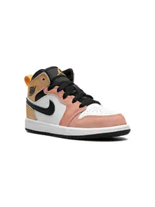 Кроссовки Air Jordan 1 Mid SE Flight Club Jordan Kids, розовый