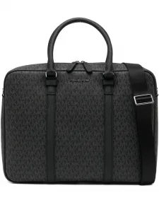 Дипломат с монограммой Michael Kors, черный