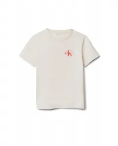 Футболка для мальчика с монограммой CK Calvin Klein, серый