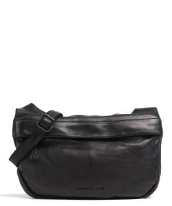 Сумка через плечо Submarine из мягкой яловой кожи. Harold'S, черный